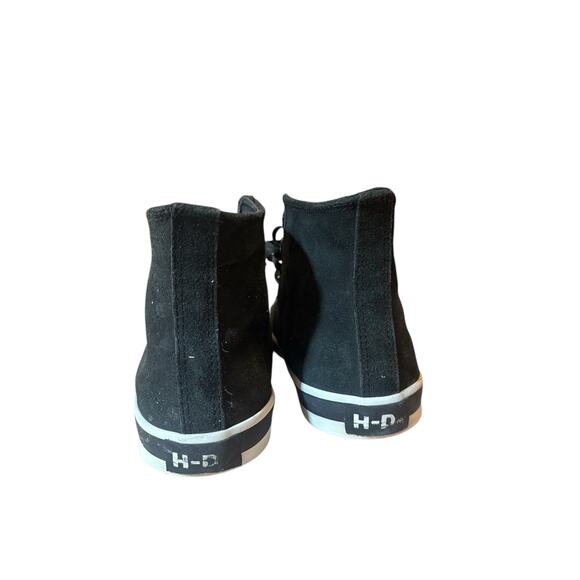 Harley Davidson Mens Baxter black hightop‎ sneaker size 10 - Picture 5 of 10